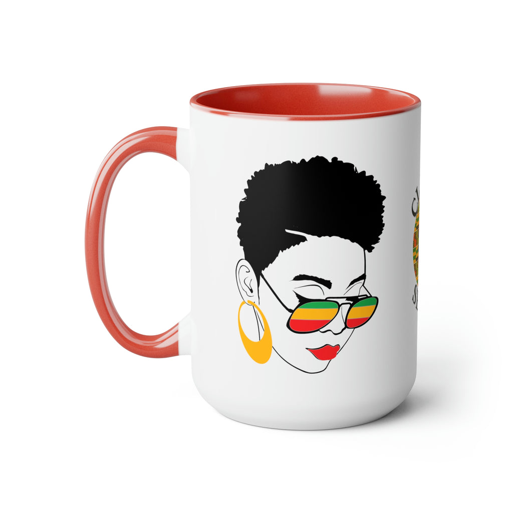 Black Woman Coffee Mug, 15oz