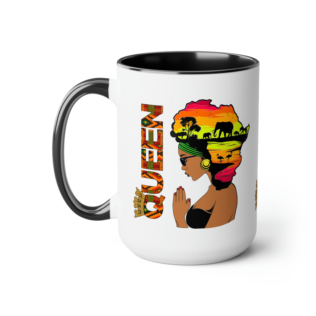 Queen Africa Coffee Mug, 15oz