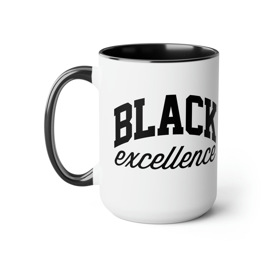 Black Excellence Coffee Mug, 15oz