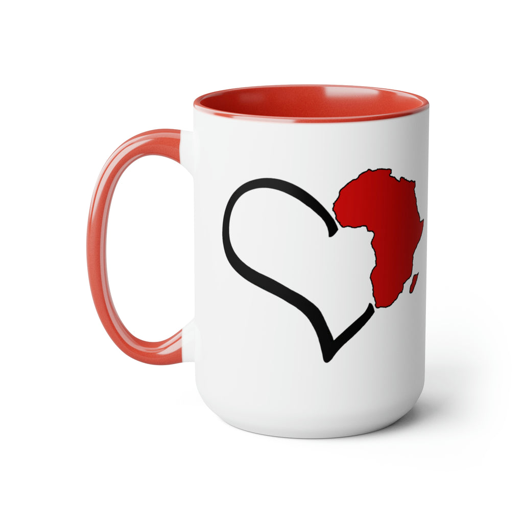 Heart Of Africa Coffee Mug, 15oz